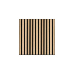 Acoustic Wall Panels/Slat Wall Wood Look Square