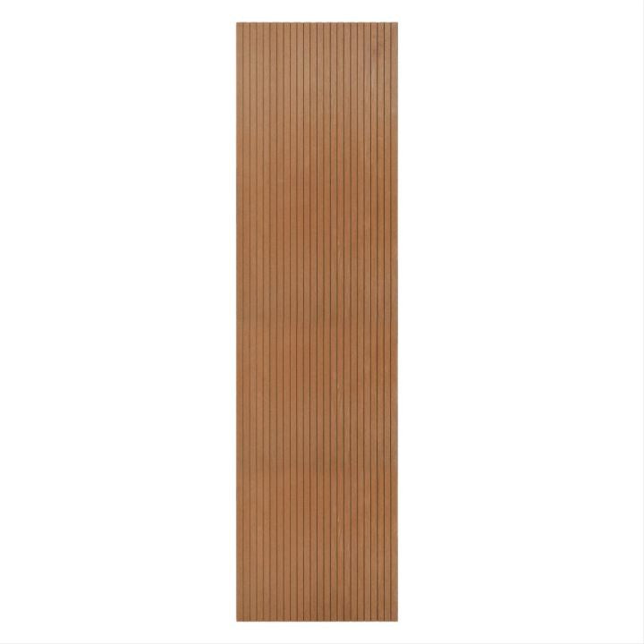 Acoustic Flexible Slat Wall with Wood Look on Felt
