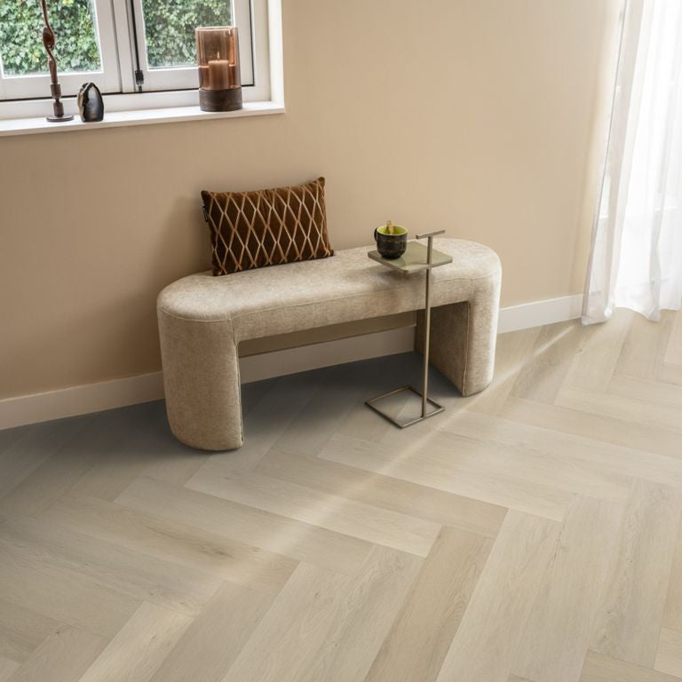Floorlife YUP XL Mayfair Herringbone – Beige