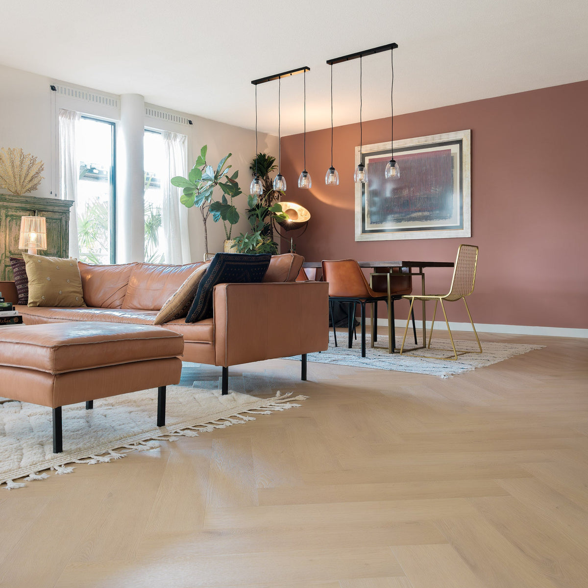Home Tint Collection - Herringbone XL PVC Click & Dryback 202577