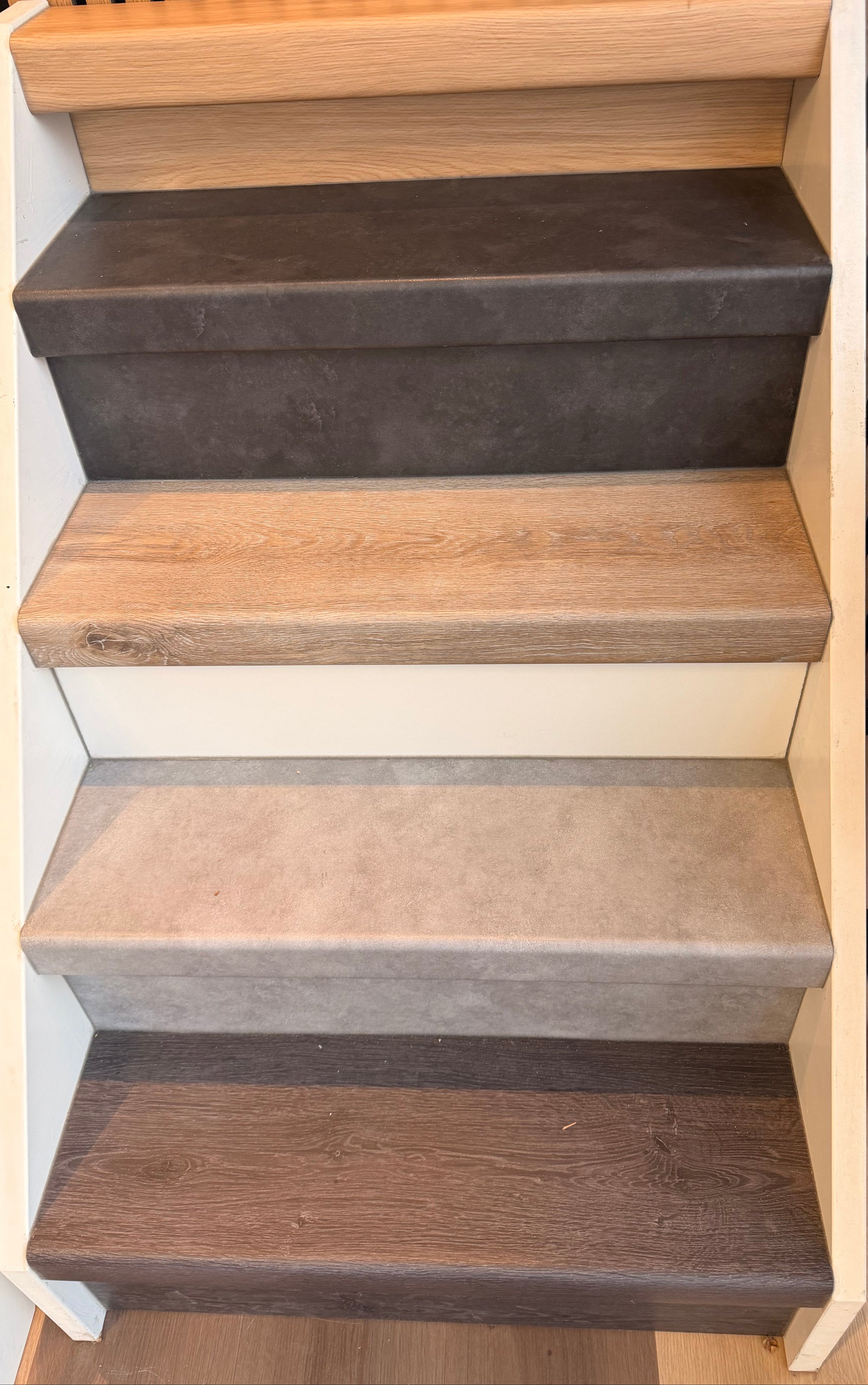 PVC Overlay Steps Stair Renovation