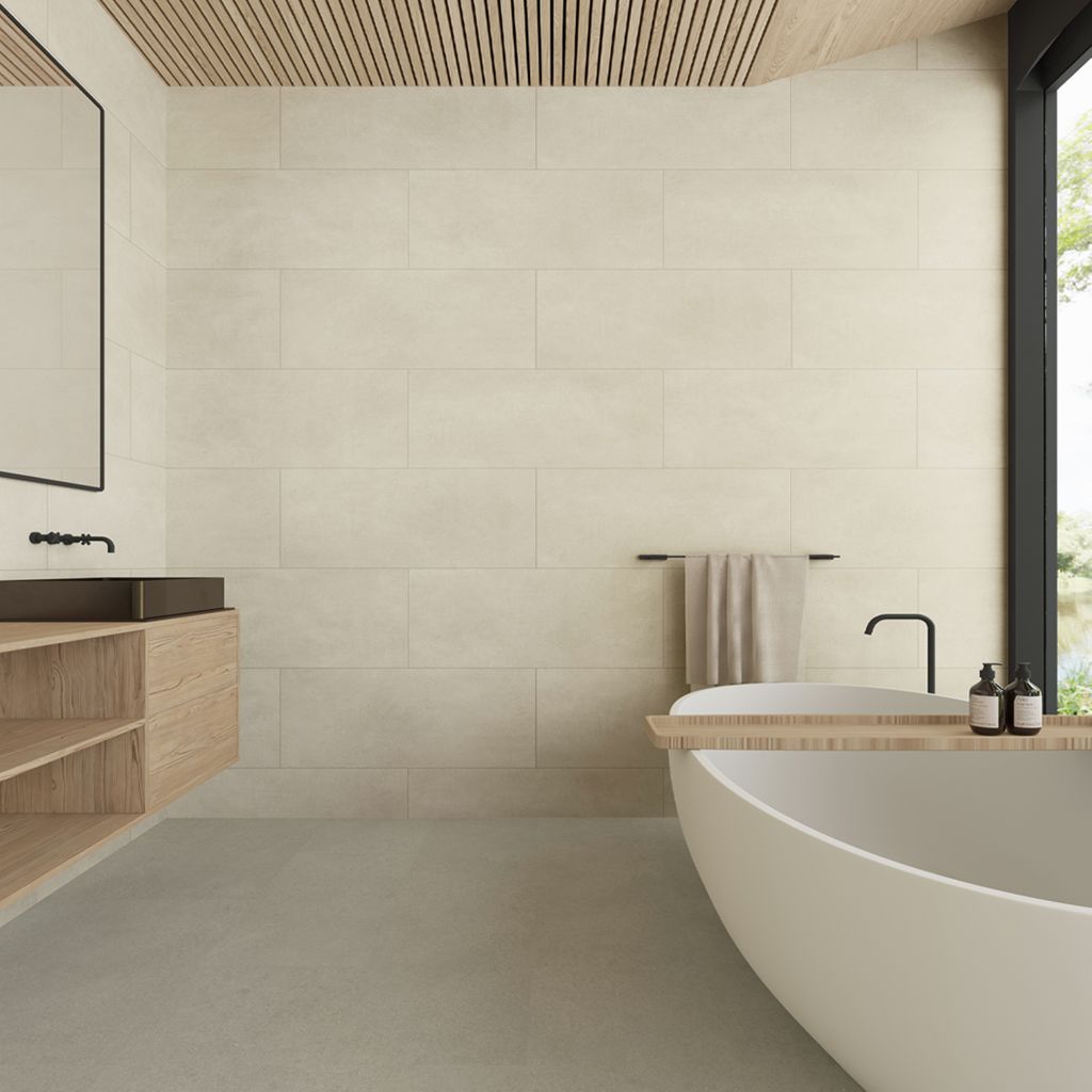 Floorlife Torino Touch Tile 4mm Sand – Warm elegance with a modern touch