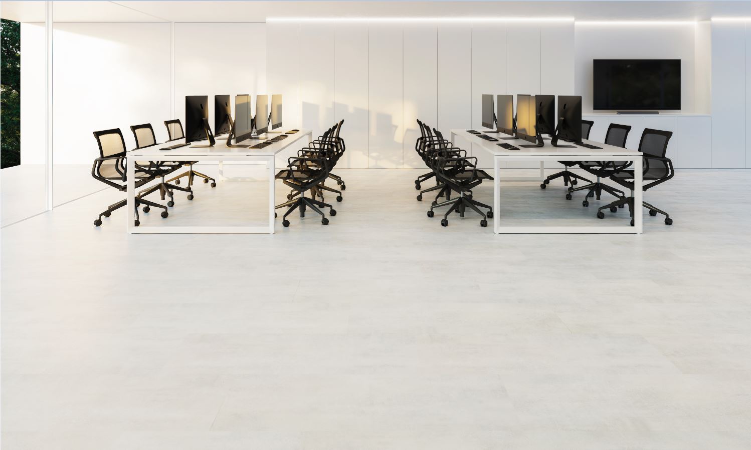 Floor House Netherlands White Honed