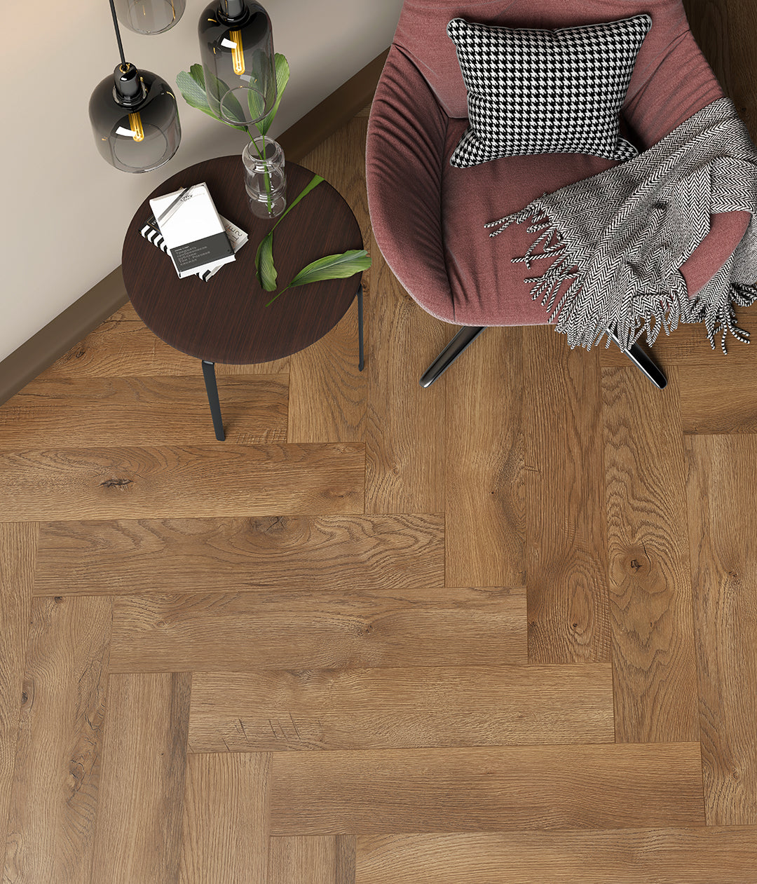 Floor House Netherlands Herringbone Smoked Oak