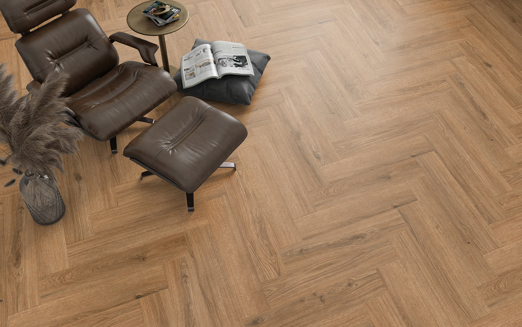 Floor House Netherlands Herringbone Dark Oak