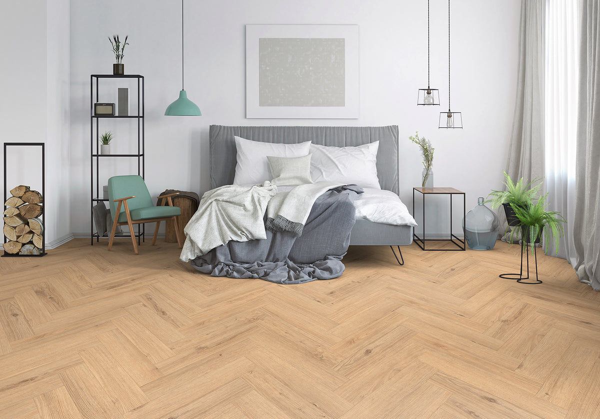 Floor House Netherlands Herringbone Light Oak
