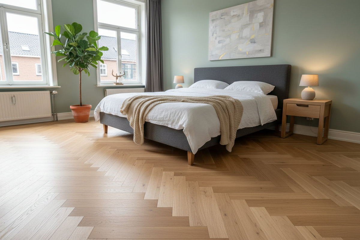 Mooie Visgraat Vloer – Unieke Kans | 14 m²