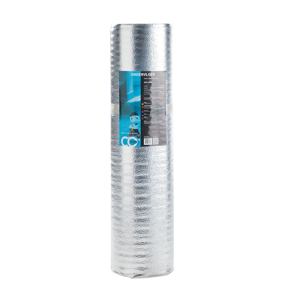 Co-Pro Alu-Line Underlay – Light, Insulating, and Comfortable