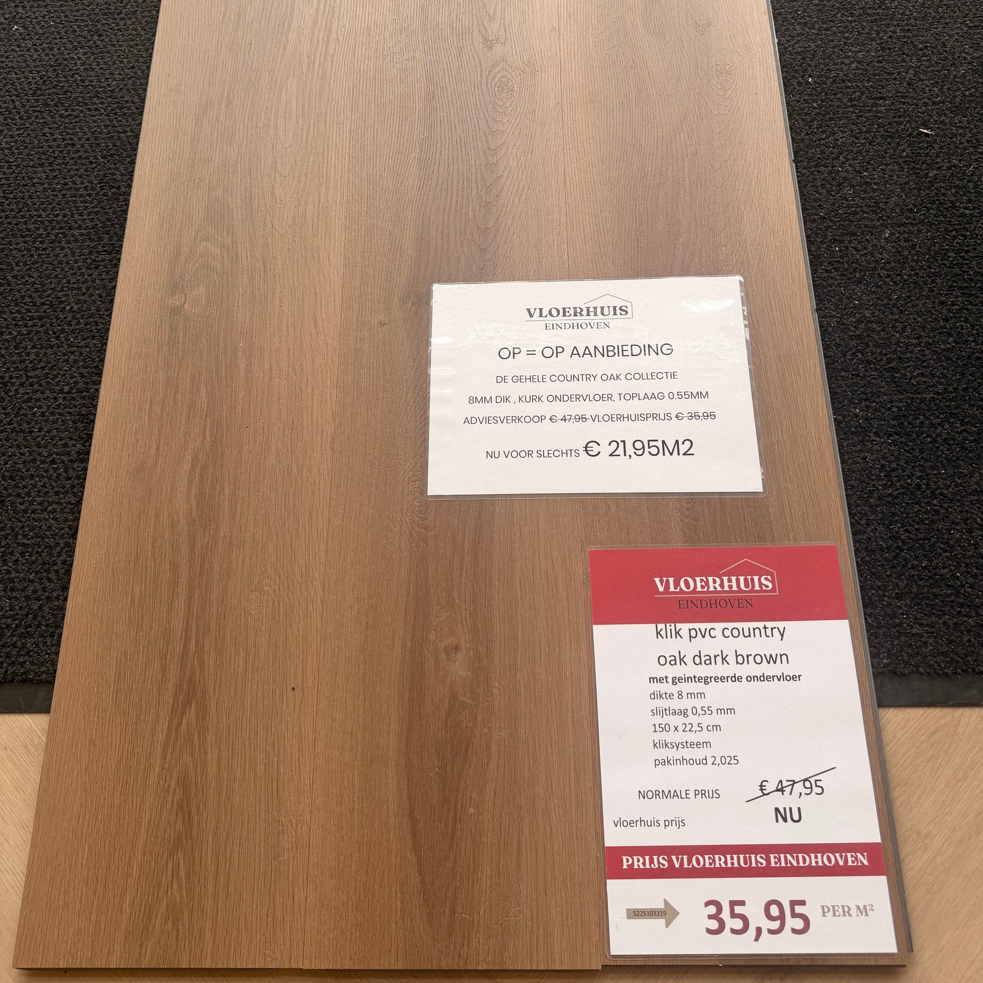 COUNTRY OAK KLIK PVC SERIE IN 4 KLEUREN