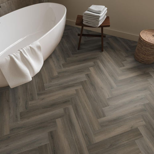 Yup Paddington Herringbone dryback visgraat Dark Grey 9096350619