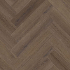 Floorlife YUP XL Greenford herringbone dryback brown - 6080101519