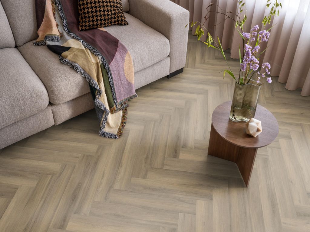 Yup Paddington herringbone dryback visgraat Light Brown 9096350219