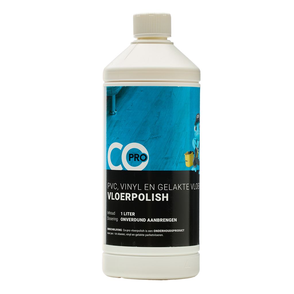 Co-pro PVC, Vinyl en Gelakte Vloeren Vloerpolish