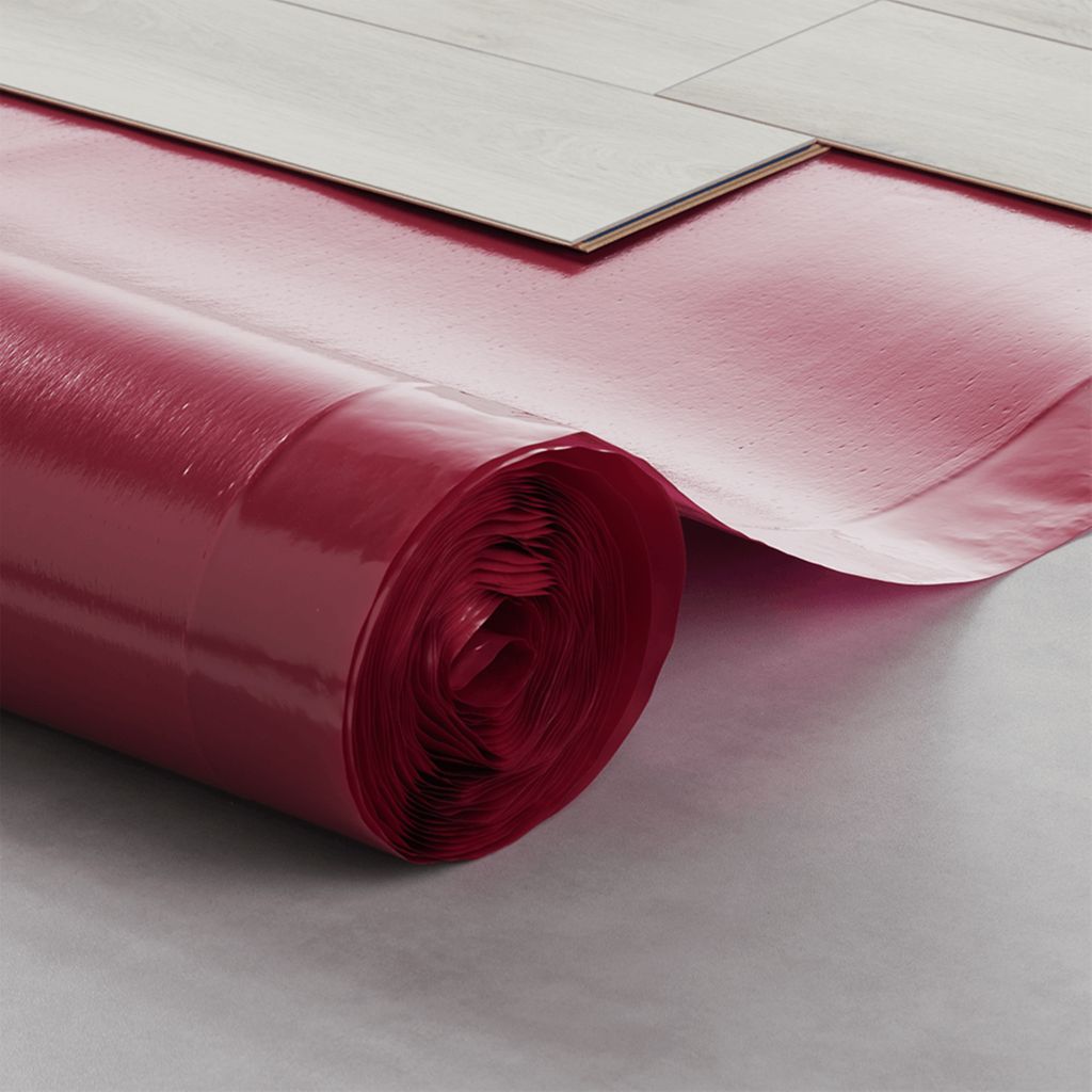 Co‑Pro Red‑Line ondervloer 10dB – Dunne, Vochtwerende en Geluidsisolerende ondervloer